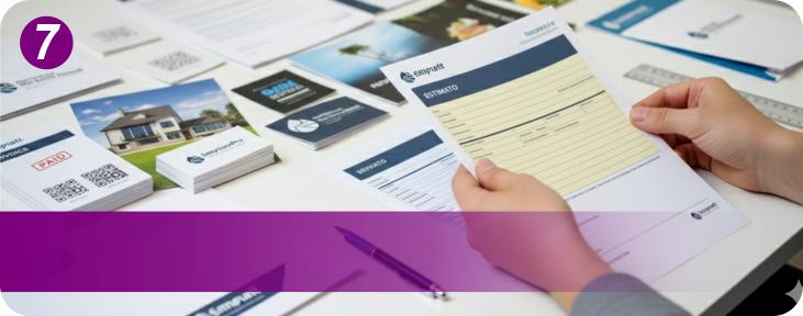 Business forms, invoices, and custom printed materials to enhance brand image and operations.